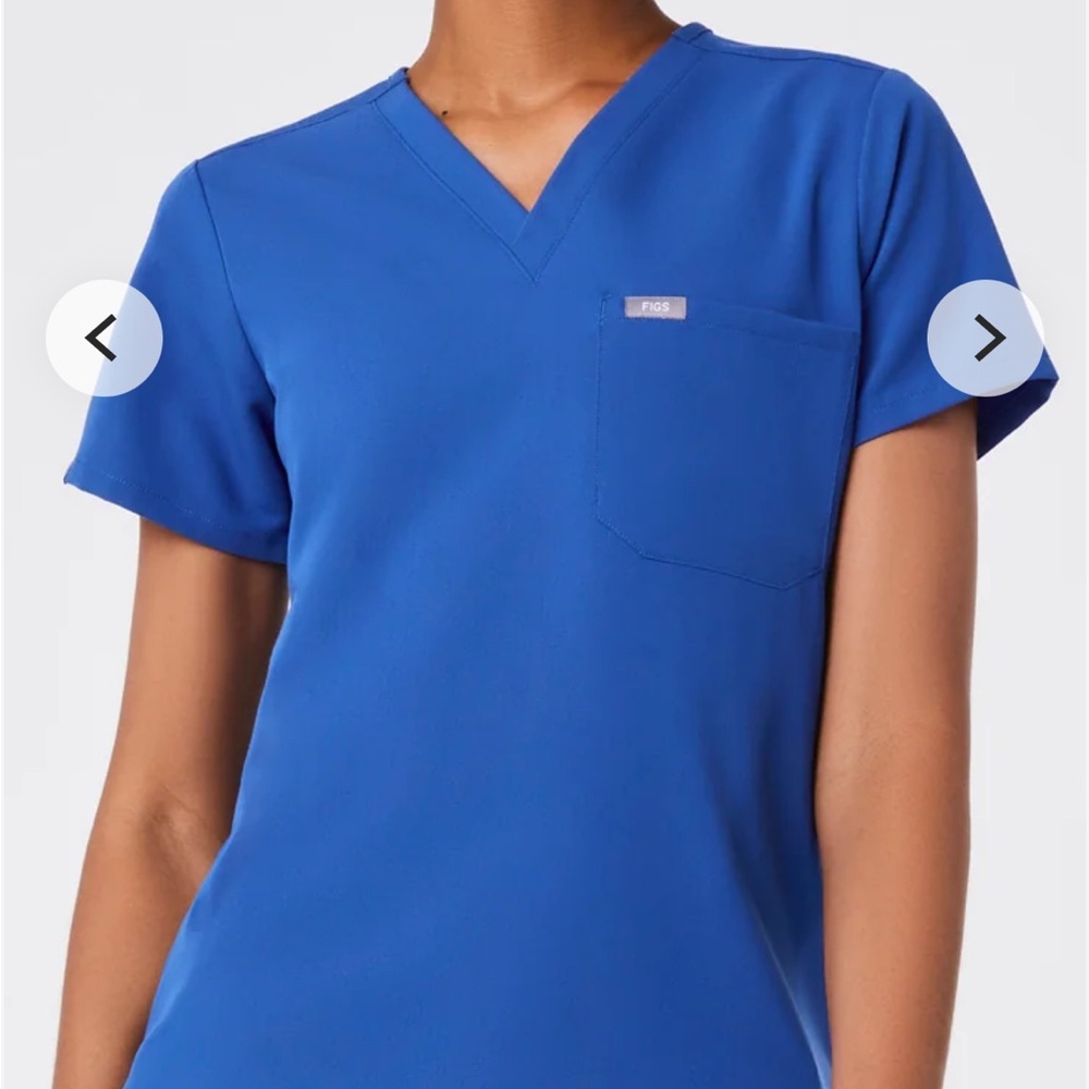 FIGS - royal blue Catarina shirt size small